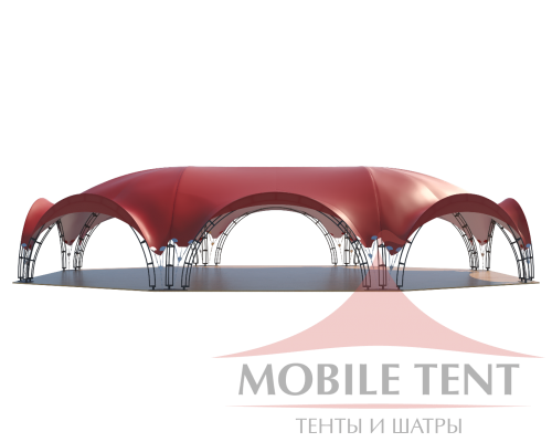 Арочный шатёр 27х20 — 460 м² Схема 1