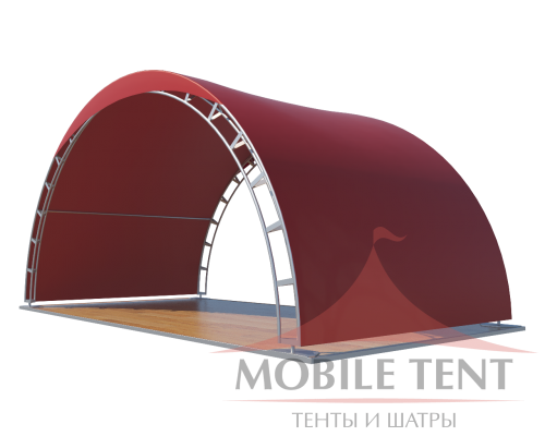 Арочный шатёр 8х4 — 32 м² Схема 3