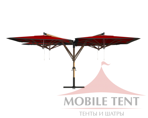 Зонт Quatro 6х6 Схема 3