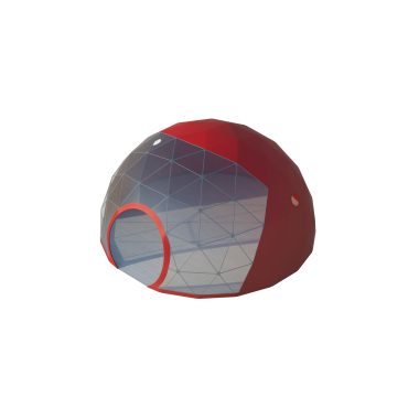 Сфера шатер диаметр 8 м Схема
