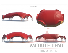 Арочный шатёр 18х15 — 241 м² Схема 4