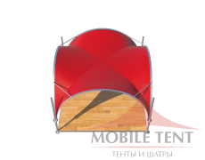Арочный шатёр 3.5х3.5 — 12,25 м²(V) Схема
