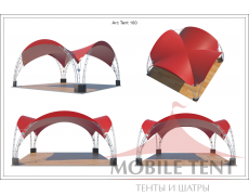 Арочный шатёр 8х8 — 64 м² Схема 5