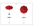 Зонт Standart диаметр 3 Схема 1